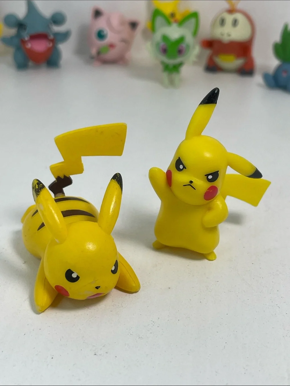 Assorted Yellow Pokémon Small Pets Figure Set - 11 Pieces